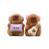 Music Capybara Band Mini Plush Pendant Toy Collectible Gift For Kids Desk Decor