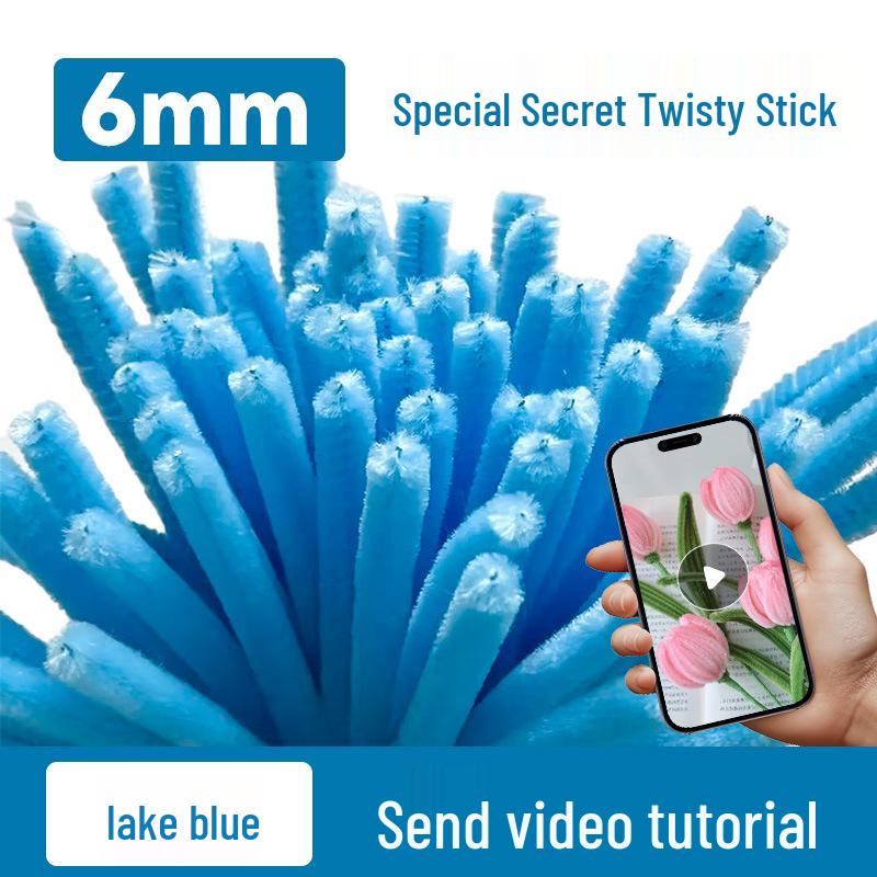 DIY Twisty Stick Bouquet Kit: Complete Chenille Stem Set for Children's Weaving