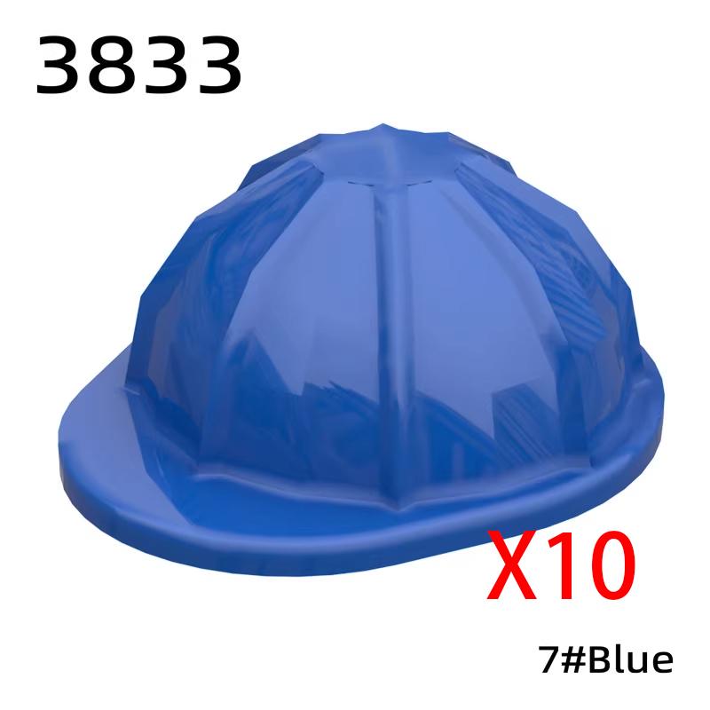 MOC City Building Blocks Figure Body Parts Creative Accessories Girl Hair Police Hat Scarf Beard Backpack MOC Bricks Toys T02