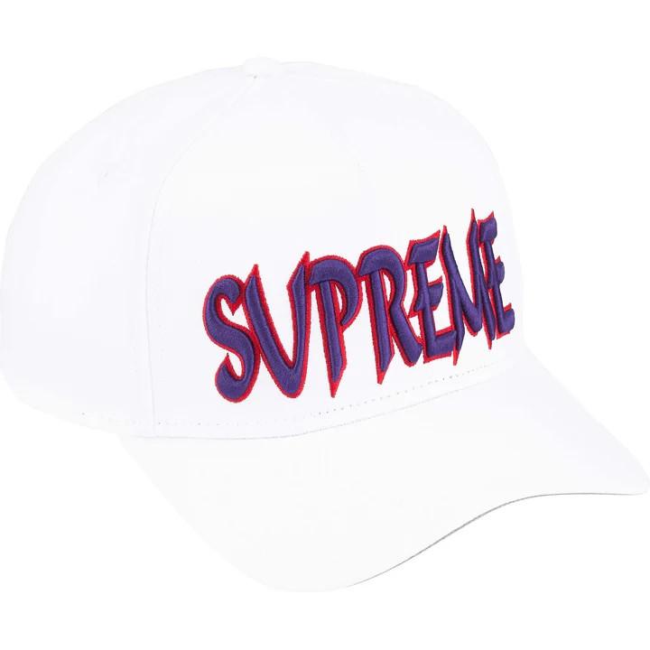 Supreme Sharp Spellout Adjustable New Era White One-Size