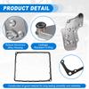 UXCELL TK1230 Car Transmission Filter Oil Pan Gasket Kit for Nissan 240SX Base, LE, SE 2.4L L4 No.3172841X00