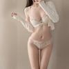 French seamless gathering thin lifting anti-sagging collection sub-breasts pure lace text