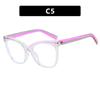 Fashion Cat Eye Women Glasses Frame Plastic Blue Light Blocking Spectacle Eyeglass Frame Female Unisex Computer Eyewear