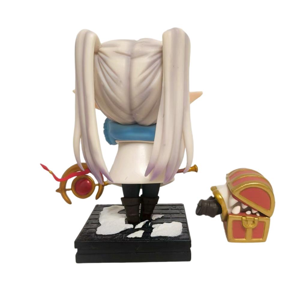 Anime Frieren Beyond Journey End Animation Peripheral Hand-made Model Figure Kawaii Girl Ornaments Toy Gifts PVC S Kid Friendly Entertaining Fun Play