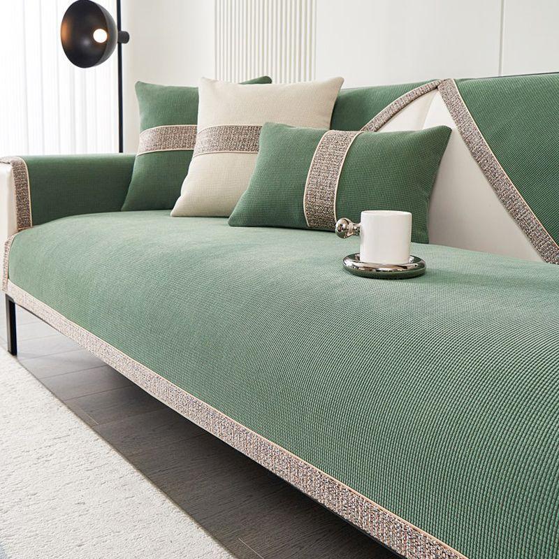 Sjofnil Sofapute Fire Sesonger Universell Sklisikker Pute Rimelig Luksusstil Moderne High-End Lær Sofatrekk Håndklepute