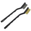 22Pcs/Set Wire Brush Ergonomic Handle Stainless Steel Bristle Brush Rust Removal Cleaning Metal Parts Cleaning Tool