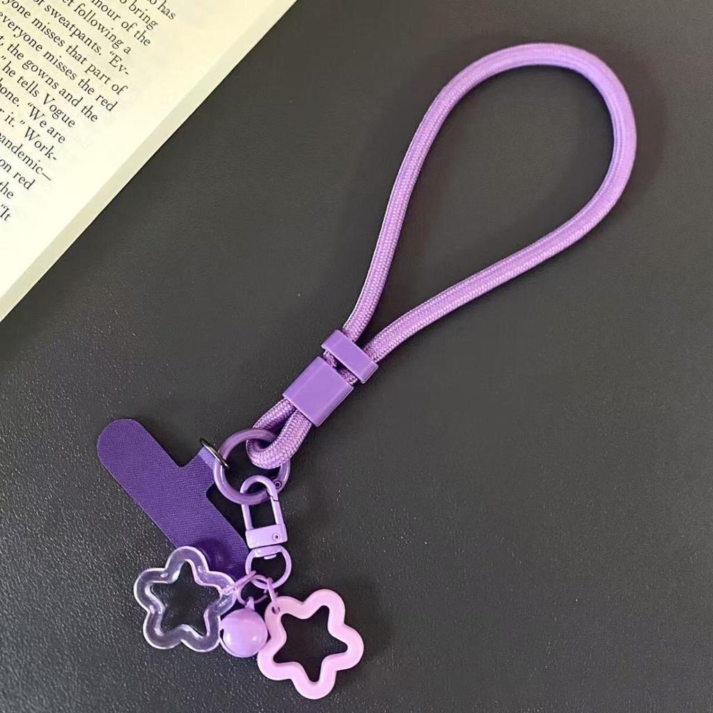 Phone Lanyard Wrist Strap Phone Case Connection Piece Phone Case Universal Accessories star Bell Portable Pendant