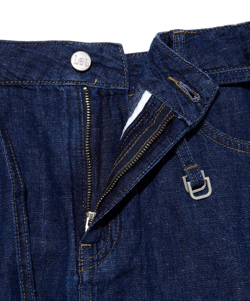 LEE Women Linen Midi Denim Skirt Indigo Medium