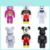 Bearbrick 400% Action Figure Collectible Pvc Daredevils Mickey Bear Building Block Trendy Toy