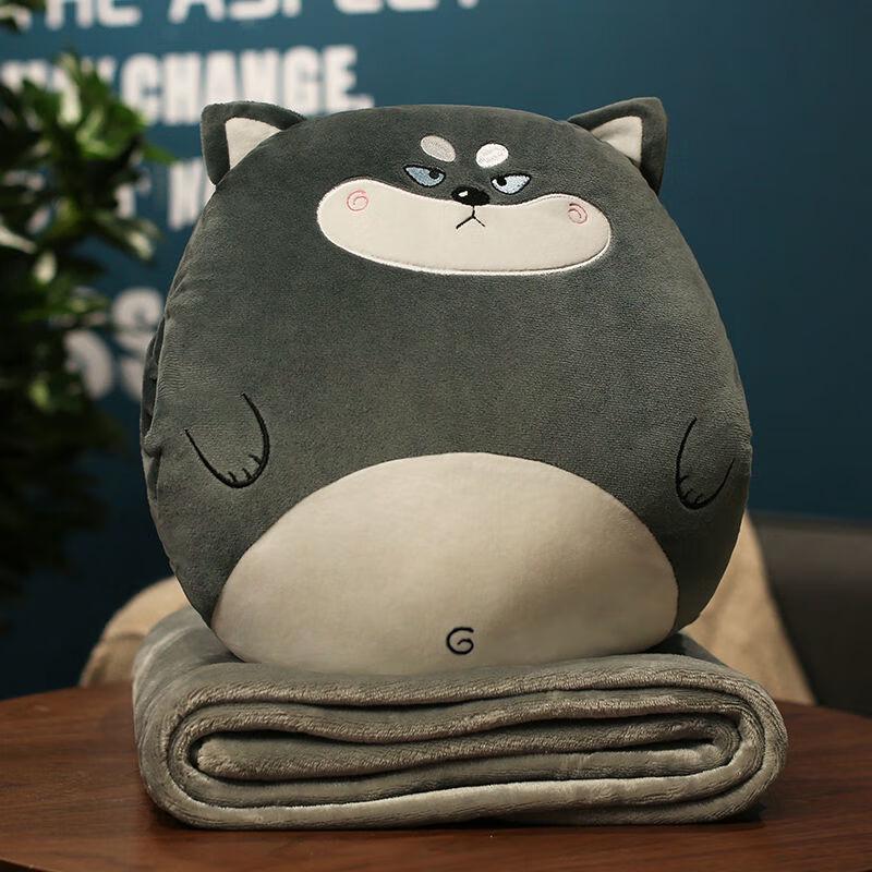 Cartoon 2-in-1 Office Nap Pillow Blanket