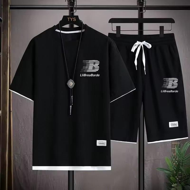 Italy Print T-shirt and Shorts Men's Tracksuit Urban Casual Fashion Short Sleeve Sportswear Spring Summer Male T-Shirts Co-ords
