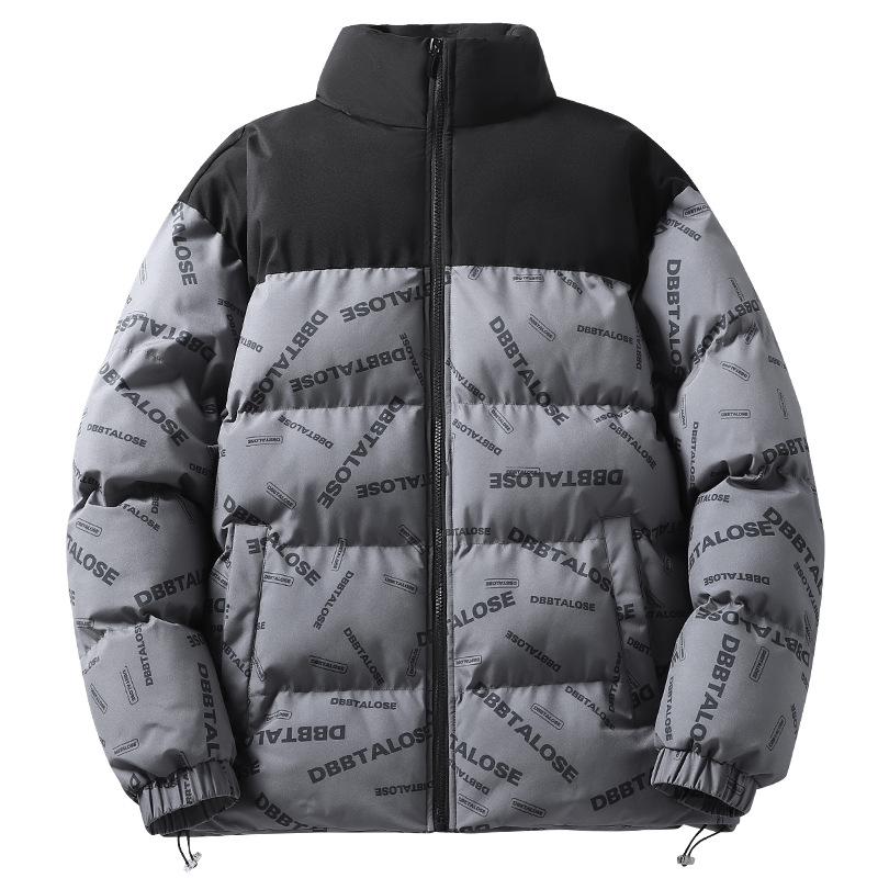 Stand-up Collar Cotton-padded Jacket for Men's New Thickened Warm Cotton-padded Jacket In Winter