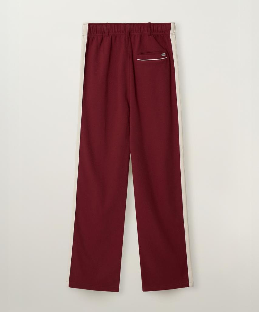 Seteo Lawton Lining Track Pants Burgundy