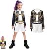 KPop Demon Hunter Costume for Kids Rumi 3-Piece Set Role-Play Party Outfit 130cm