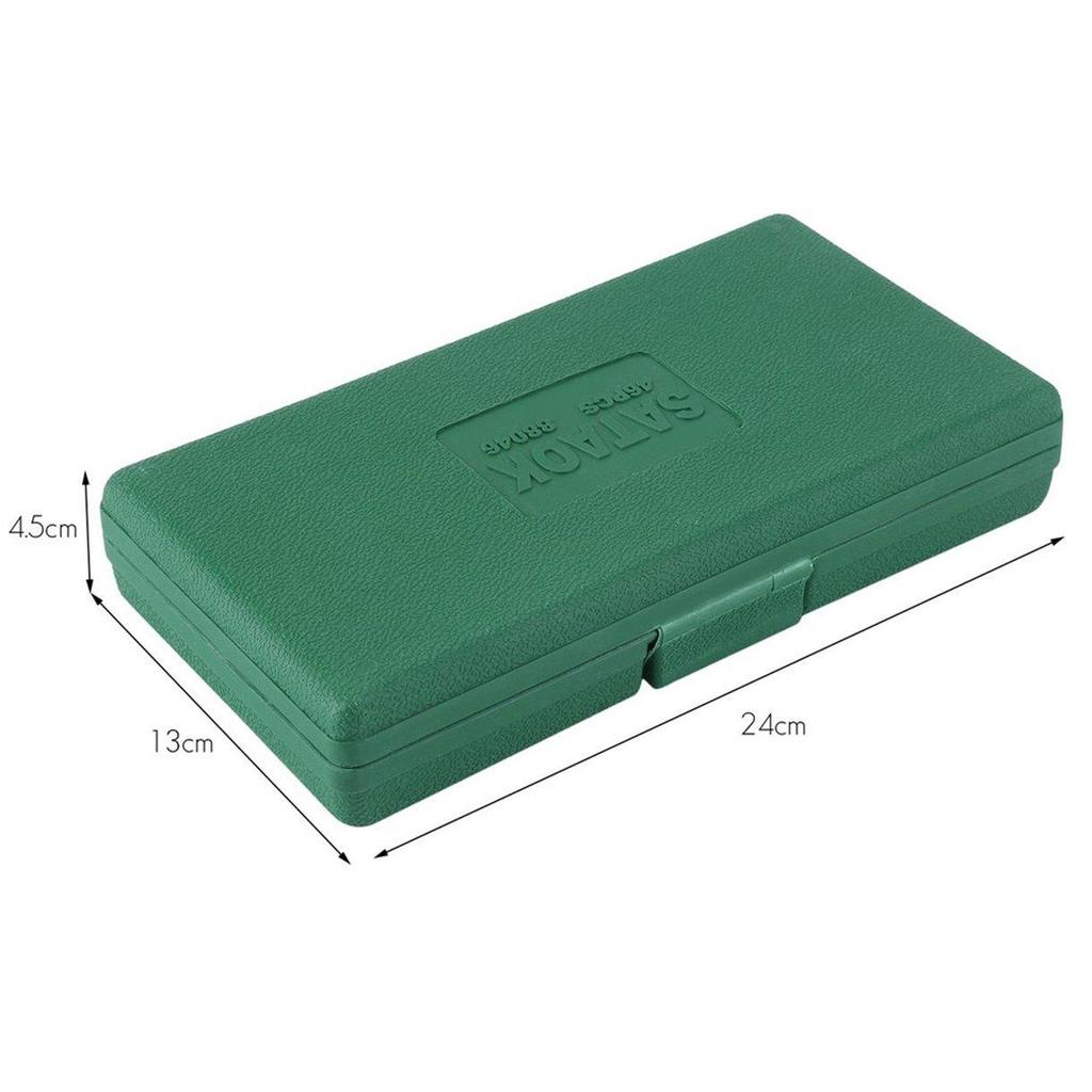 Cricchetto con spinta 46 pz/set Kit chiave dinamometrica a cricchetto Set di chiavi durevoli a bussola da 1/4 di pollice