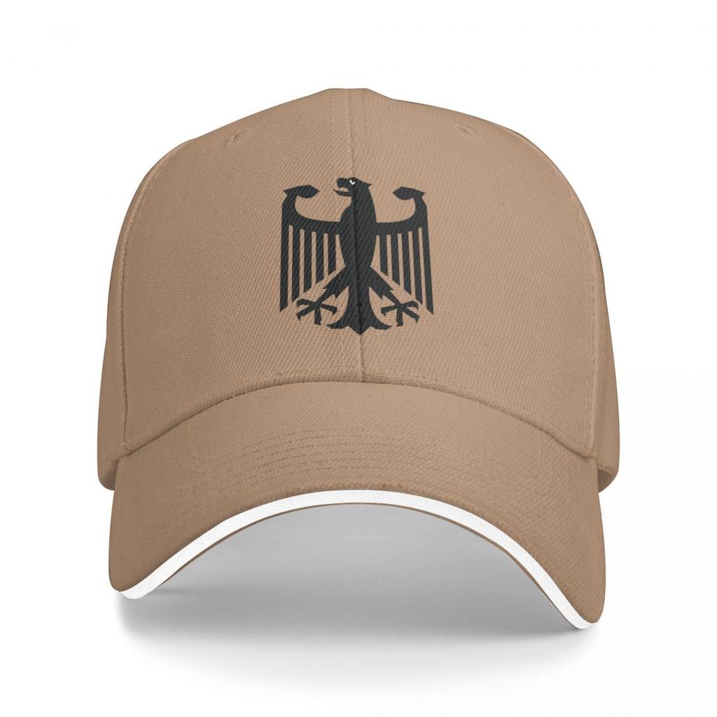 Wappen von Deutschland Baseballkappen Snapback Baseballmützen Atmungsaktiv Lässig Kappe Outdoor Unisex