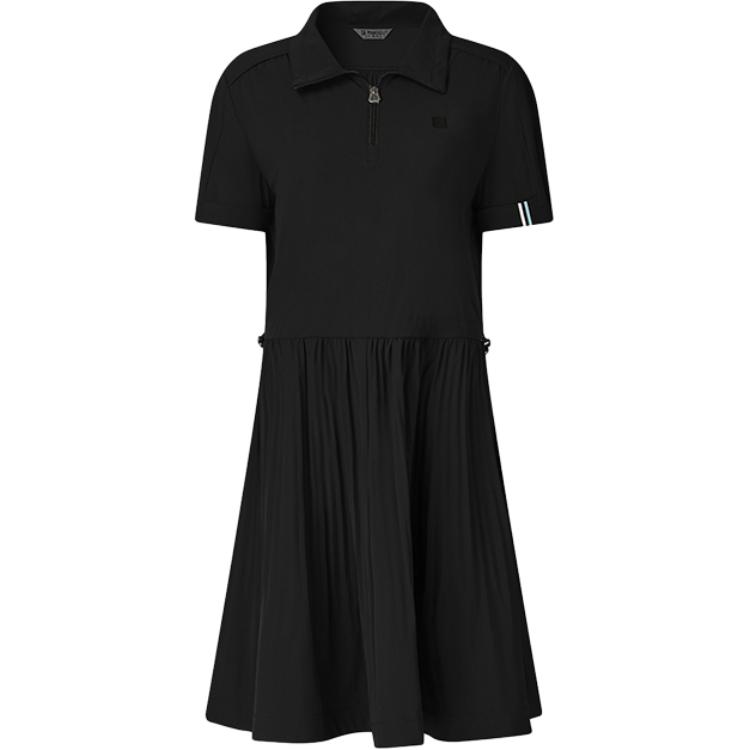 

Fila Серия Гольф Свободное Мягкое Удобное Платье с Коротким Рукавом и Шортами Женские платья A11W535310F-BK S