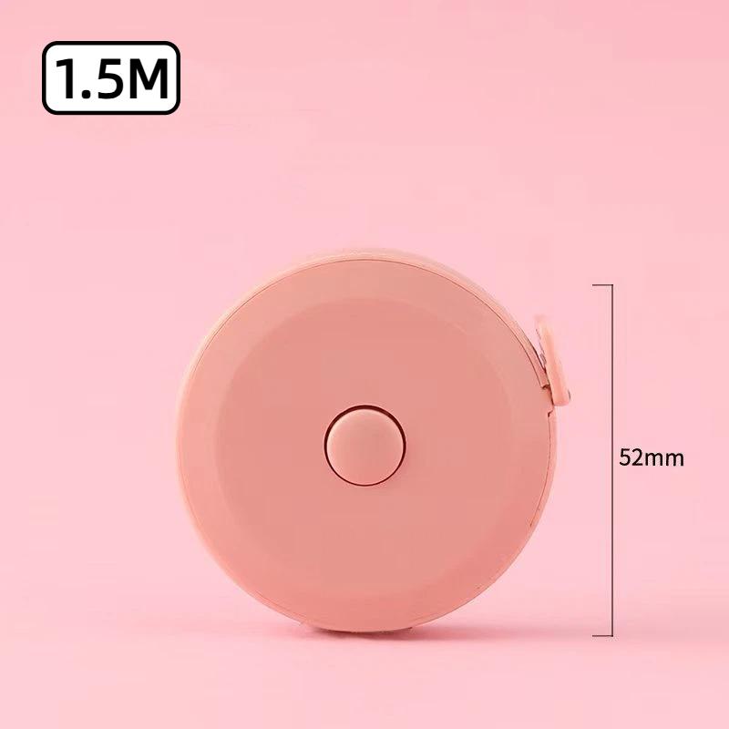 Mini Retractable Measuring Tape 1M 3FT Portable Anti Drop with Keychain for Office Home General Use