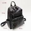 Backpack Women'S Versatile Soft Cowhide Backpack Student School Bag Travel Bag Tide
