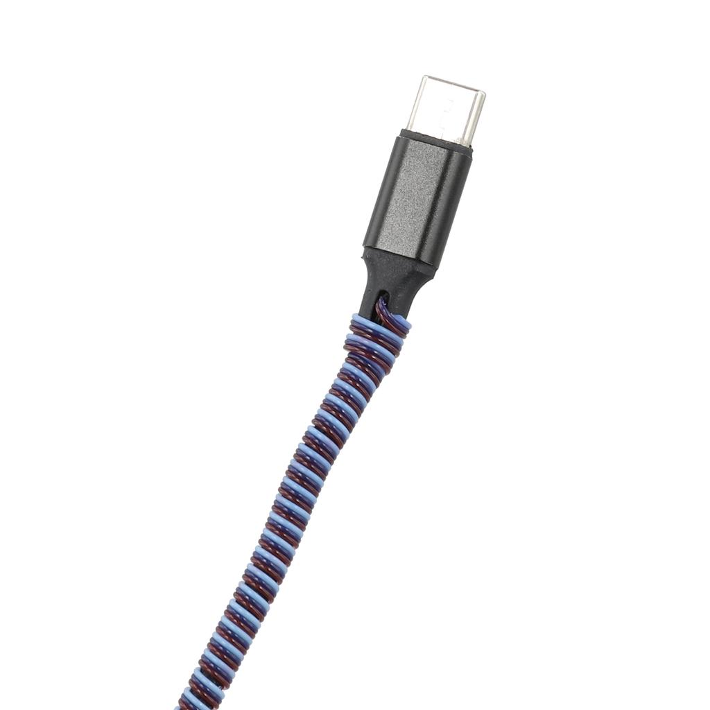 5PCS 2.8m Spiral Data Cable Protector TPU Spring Wrap Cord Saver Protective Sleeve