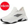 Fashion Trendy Minimalist Men's Sports Leisure Shoes Height Increasing Thick Soled Men's Outdoor Hiking Shoes Breathable Mesh Shoes
