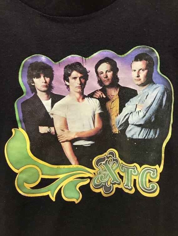 Vintage XTC Band Black Sea Unisex Tee Cotton Shirt EG260 XL