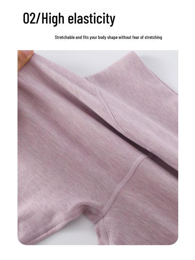 Silk Cashmere High-Waist Warm Winter Leggings for Women - Thick, Seamless, Plus Velvet
