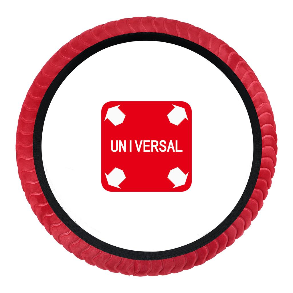 Car Steering Wheel Covers Premium Soft Fur High-density Warm Plush 38CM Auto Steering Wheel Plush Decoration Cover