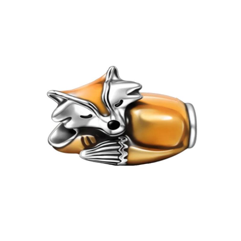 925 Sterling Silver Green Clover Frog Coffee Sock Fit Original Diy Bead Charm Bracelet Necklace Trinket Women Jewelry Marking