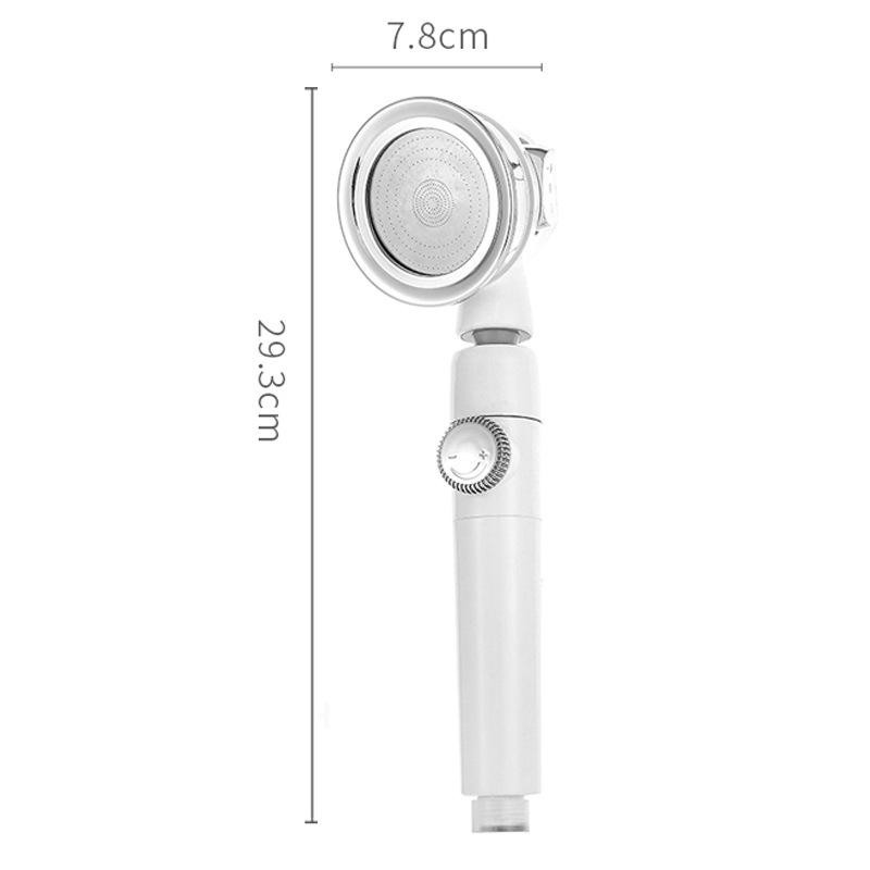 Adustable 3 Modes Shower Head Bathroom Shower Accessories Handheld Water Saving Bath Shower Head High Pressure Shower Head