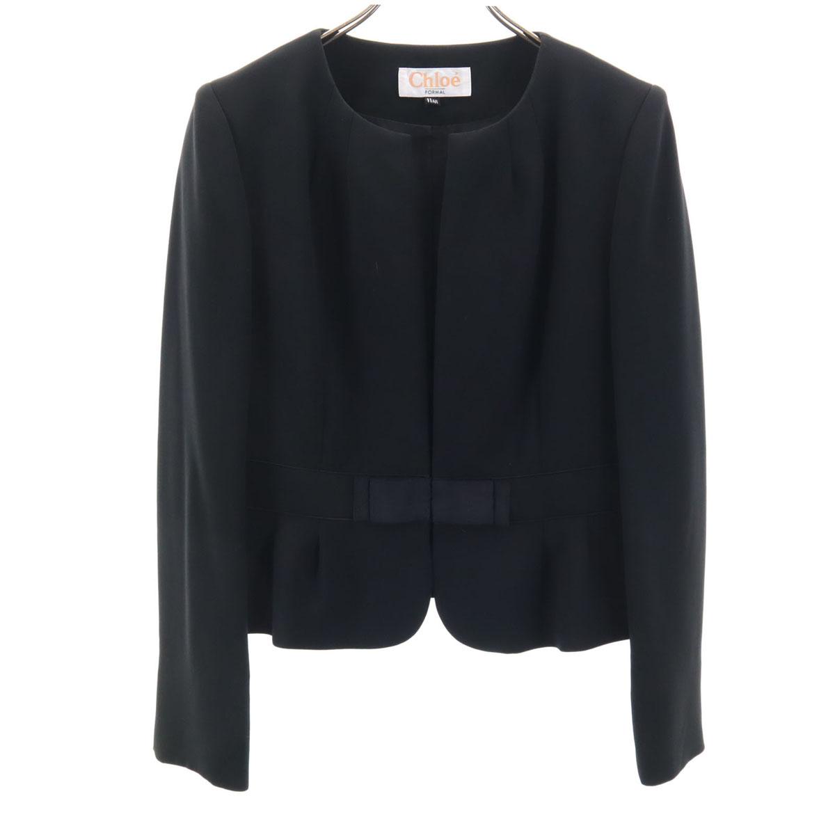 

Хлоя сделано в Японии Куртка без цвета 11AR черная Женская Б/У