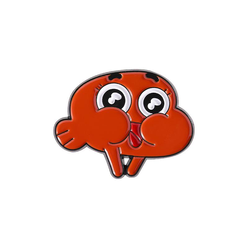 Agamya World Cartoon Brooch: Metal Hat & Clothes Pin Badge