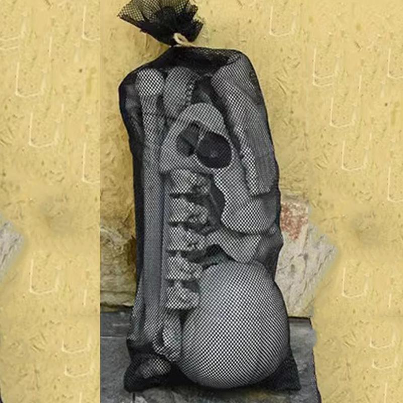 

Кости скелета на Хэллоуин 19/28 штук Реквизит на Хэллоуин Скелет Череп Дом с привидениями Реквизит для ужасов Украшения для вечеринки 19 pieces