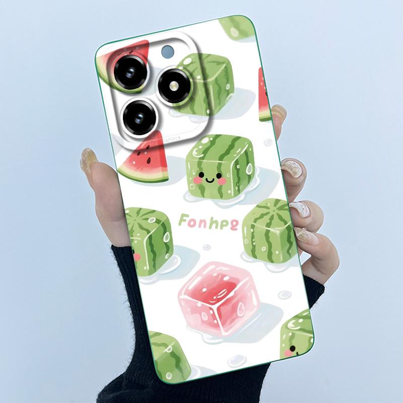 Case For Realme C61 C63 Cute Panda Sweet Girls Cats Silicone Soft Back Cover For Realme Narzo N63 2024 Bumper Protective Casing