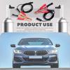 4Pcs Fuel Injector Cleaner Kit, Universal Fuel Injector Flush Cleaner Adapter DIY Cleaning Tool Kit With Test Lead, For Car Fuel Injector Tester Fuel