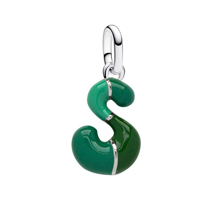 Authentic S925 Sterling Silver Charm Letter Pendant Fit  Bracelet Silver Dangle S925 Charm for Women Jewelry Loved Gift