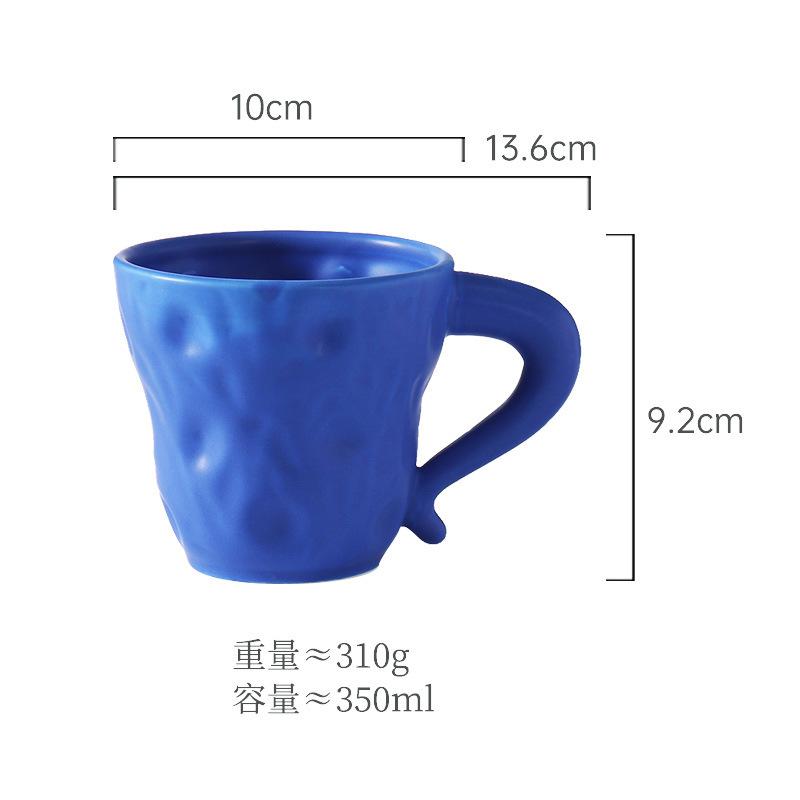 350ML European Ceramic Coffee Mug Exquisite Afternoon Tea Flower Tea Coffee Cup Home Ceramic Breakfast Milk Mug Birthday Gifts