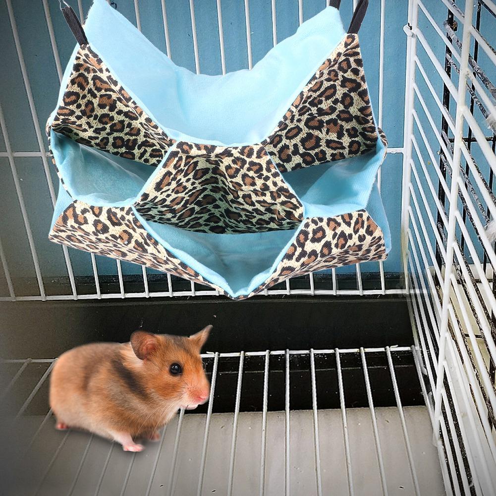 Pets Hamster Hanging Hammock Winter Warm Pet Sleeping Bed Cave Cage