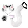 Set Cosplay con Orecchie e Coda di Animale in Peluche: Volpe, Gatto, Guanti, Fascia
