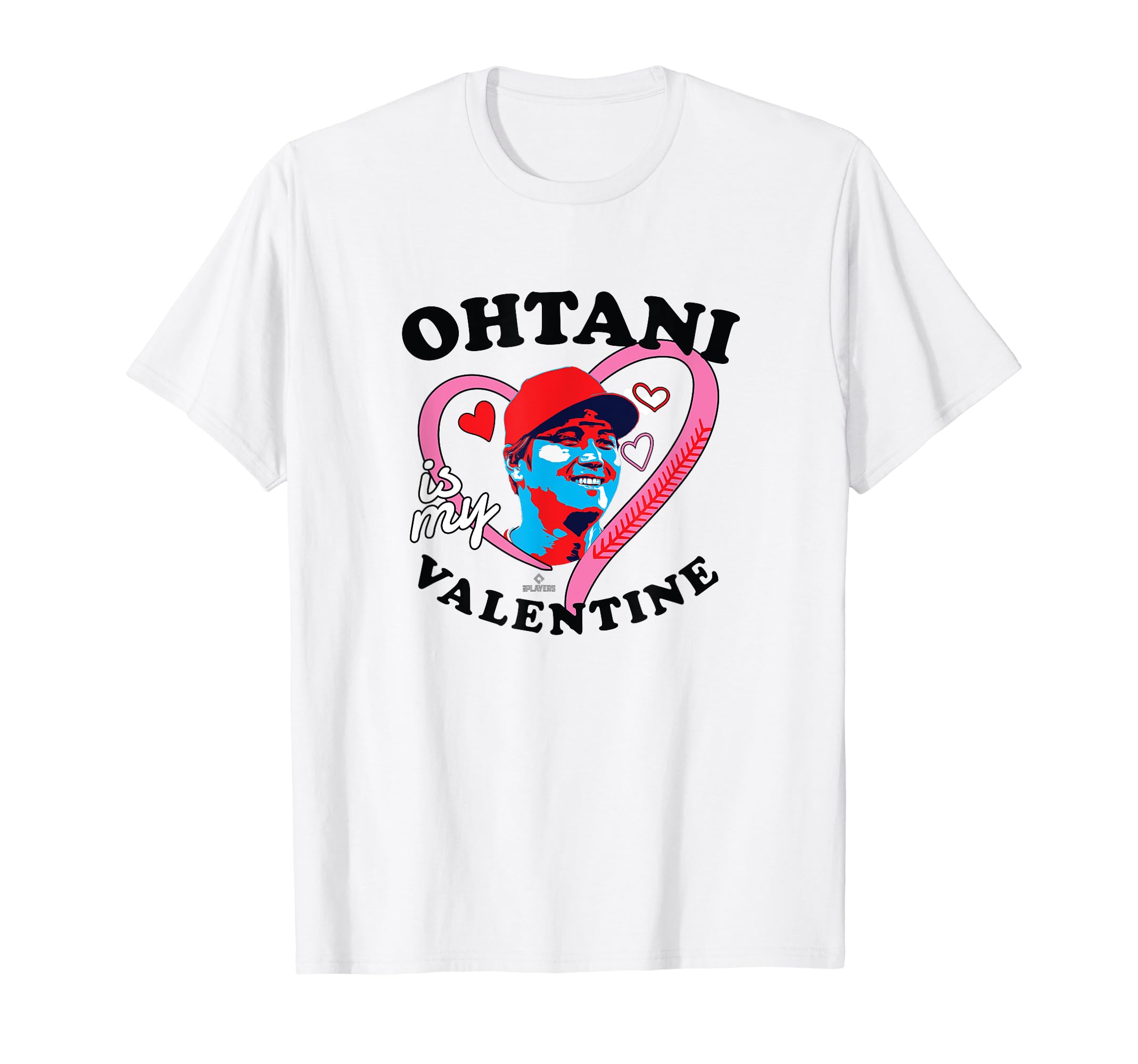 

Shohei Ohtani Is My Valentine Los Angeles Baseball MLBPA T-Shirt белый