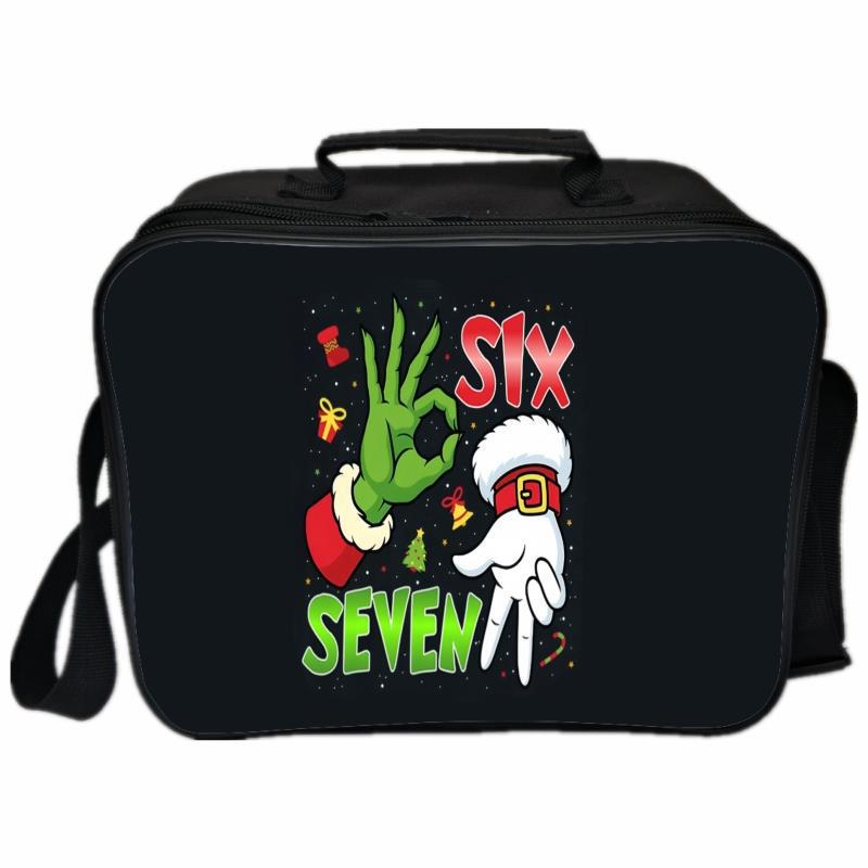Six Seven 67 Insulated Lunch Bag for Students - Perfect for School and Picnics