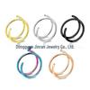 Double-Layer Stainless Steel Perforated Nose Ring - Spiral Spring Stud & Dual Hoop Piercing Jewelry