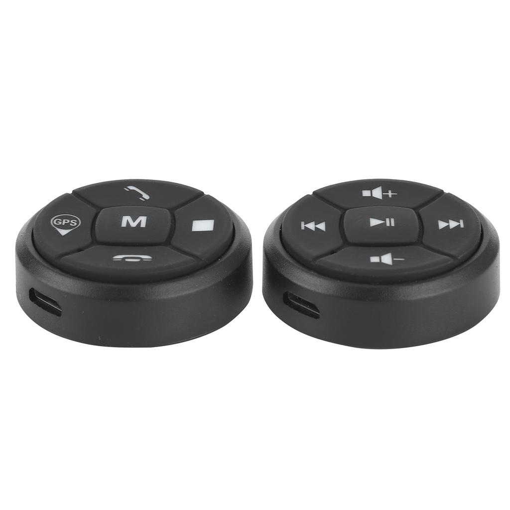 Steering Wheel Button Controller Car Steering Wheel Wireless Steering Wheel Control Button Volume GPS Wireless Controller Switch