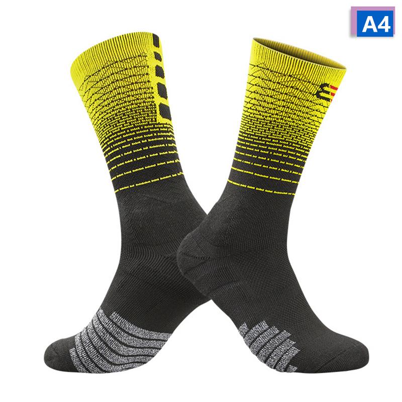 Anti-Slip Football Socks Men Women Non-Slip Soccer Basketball Tennis Sport Socks Grip Cycling Riding Socks 39-45