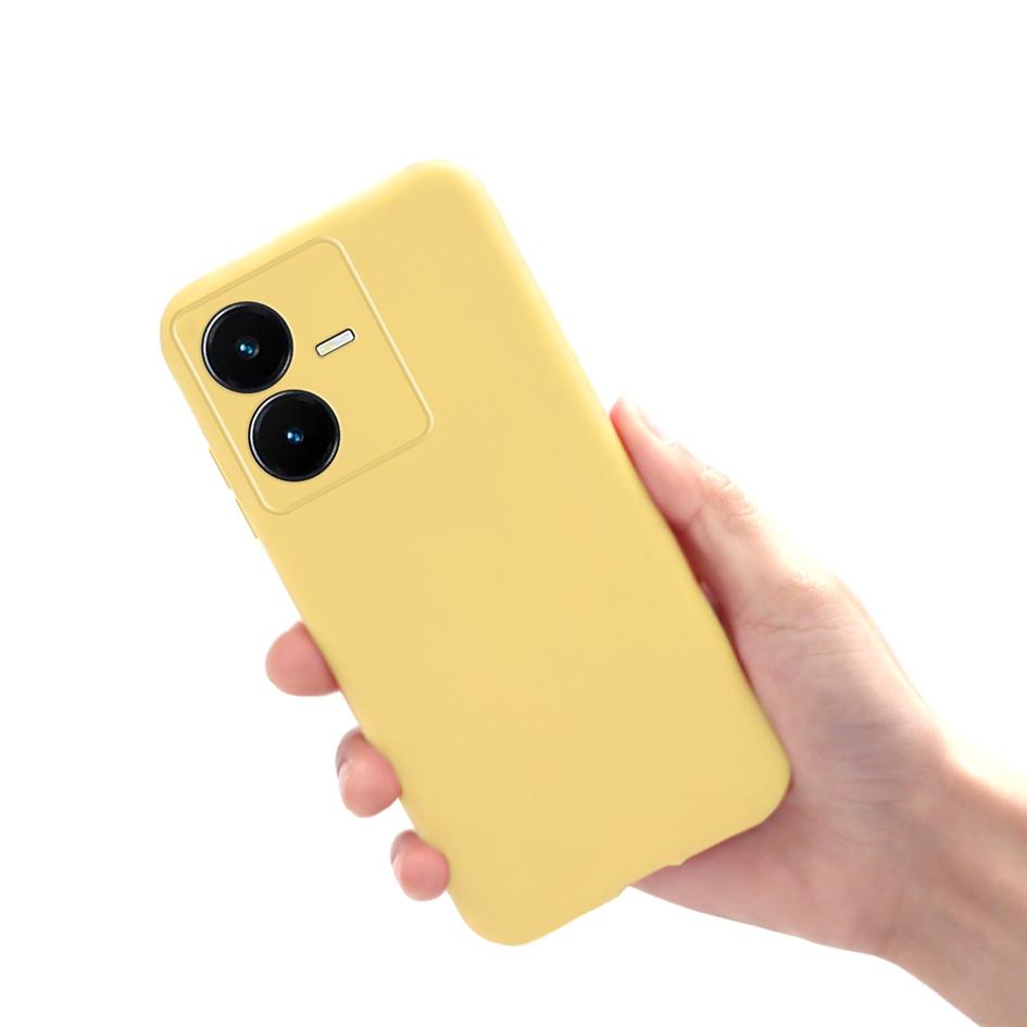 

Candy Color Case For Vivo Y22s Y22 2022 Phone Case V2206 V2207 Back Cover Soft Silicone Fundas For VivoY22s Y 22S Y 22 4G Bumper Vivo Y22 2022 жёлтый
