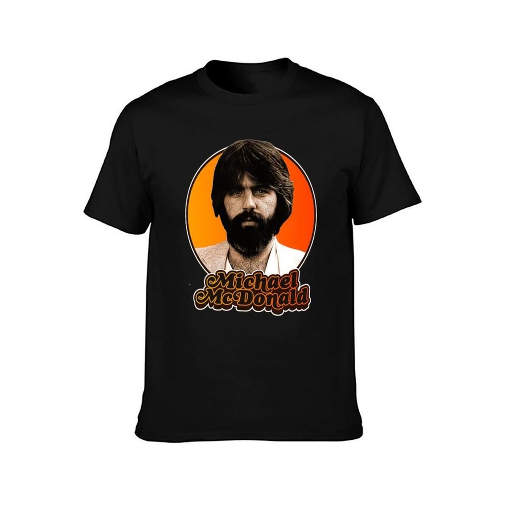 Michael mcdonald T-Shirt korean fashion vintage clothes cheap stuff rapper graphic tees T-shirts for men cotton
