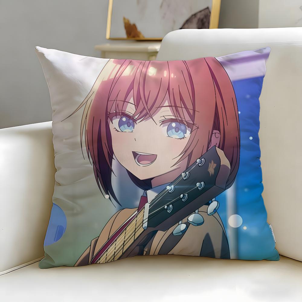 anime Tune In to the Midnight Heart Cushion Cover Soft EasyWash Pillow Case Versatile for Couch Bed Travel and Office