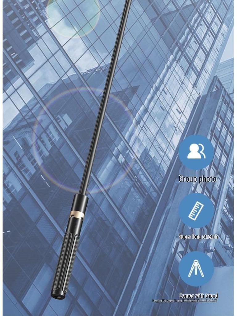 1.8m Selfie Stick Tripod & Video Stabilizer: Professional Live Streaming Floor Stand for All Mobile Phones