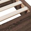 Bed Frame with Drawers Brown Oak Effect 75 x 190 cm