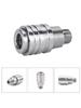 1/4" Self Locking Quick Connection Washing Accessories KinkFree Guns To Hose Car Cleaning for Washer High Pressure